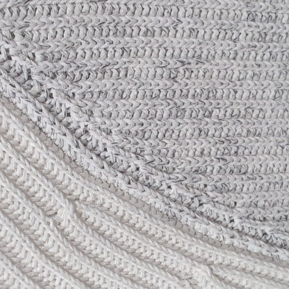 Loft Gray and Cream Sweater - Picture 4 of 6